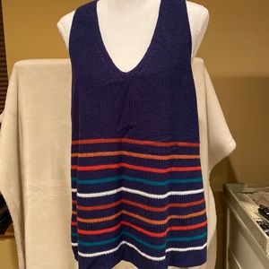 Casual sweater tank. Size XL